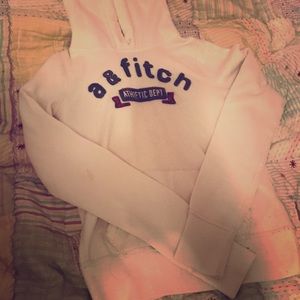 Abercrombie & Fitch white hoodie